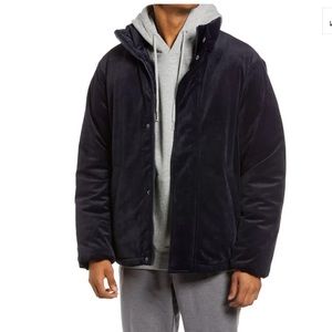 Topman men velvet jacket. Navy blue. Size M.